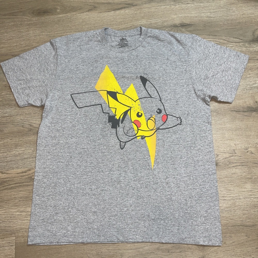 Pokémon Spencer's Cotton Shirt  Tee Men's Unisex Grey L
